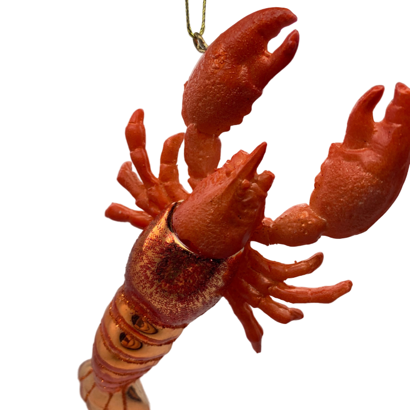 Weihnachtsanhänger Hummer - Orange