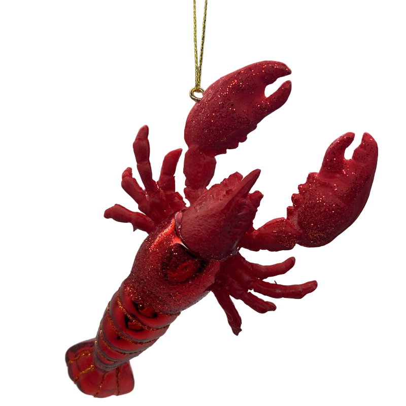 Weihnachtsanhänger Hummer - Rot