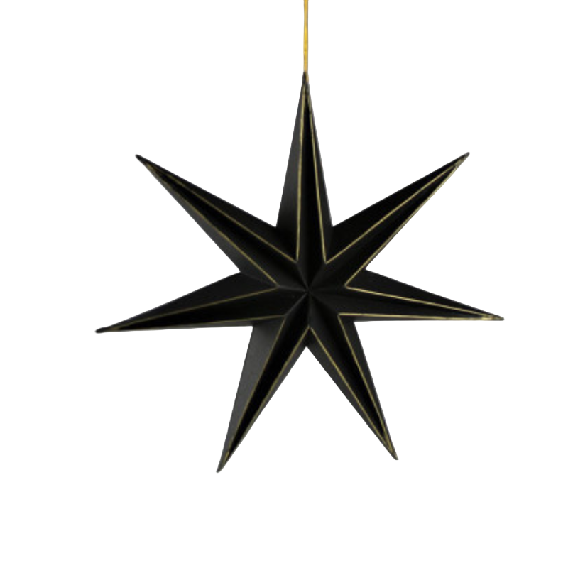 Weihnachtsbaumschmuck "Stern" aus Papier