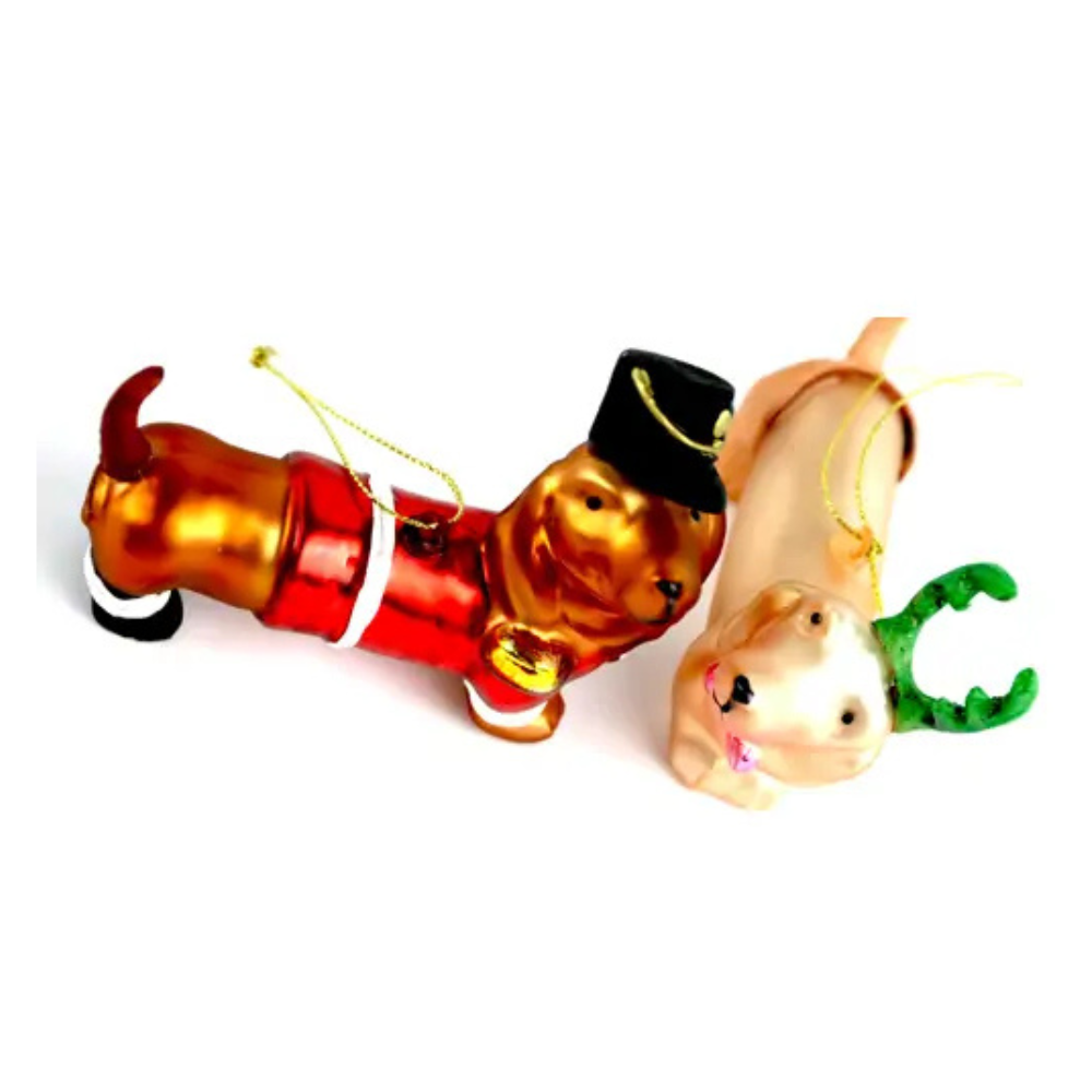 Weihnachtskugel "Dackel"