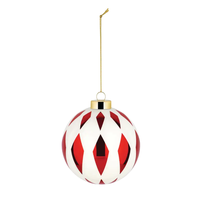 Weihnachtskugel "Delight" - White
