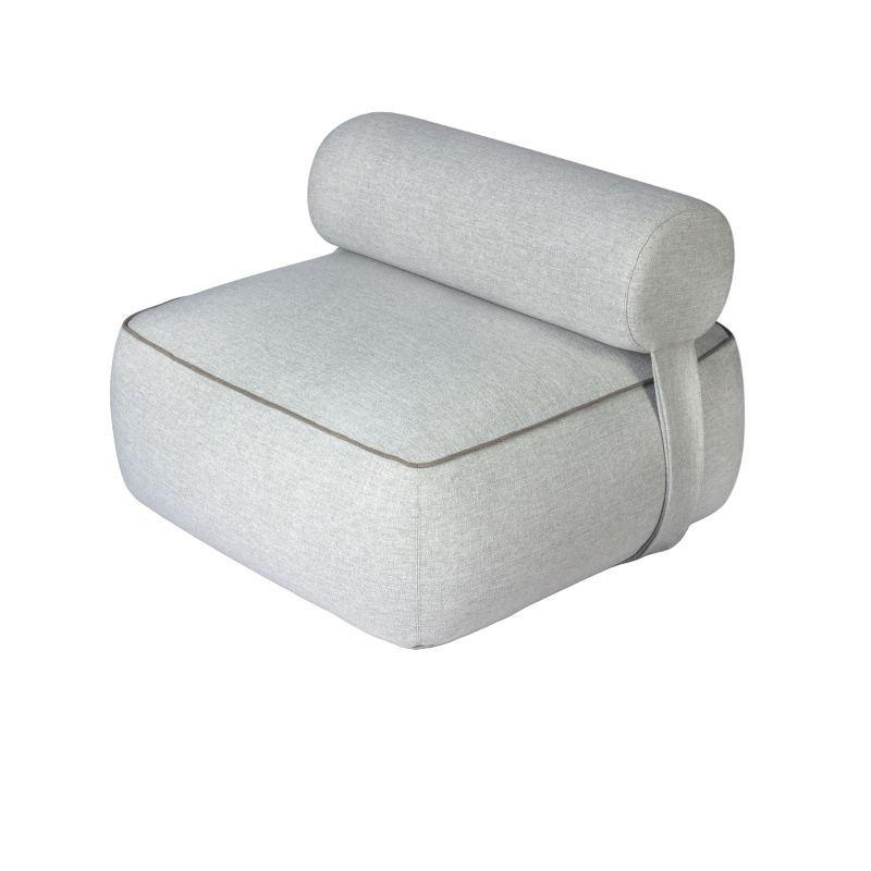 Lounge-Hocker "Maliha" - Eckig