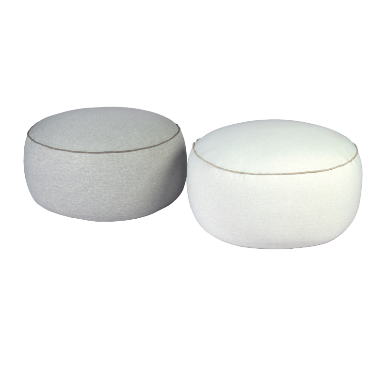 Lounge-Hocker "Maliha"-Rund
