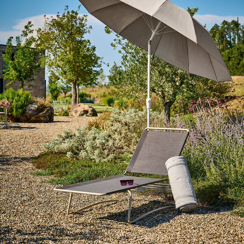Pagodenschirm Aluminium ⌀240cm