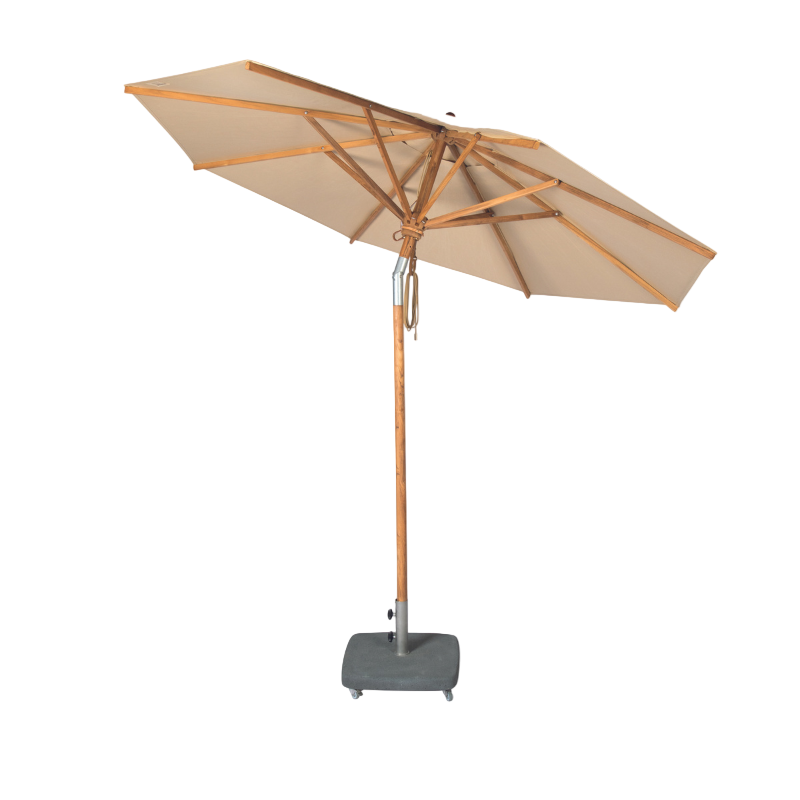 Teak Schirm ∅350cm