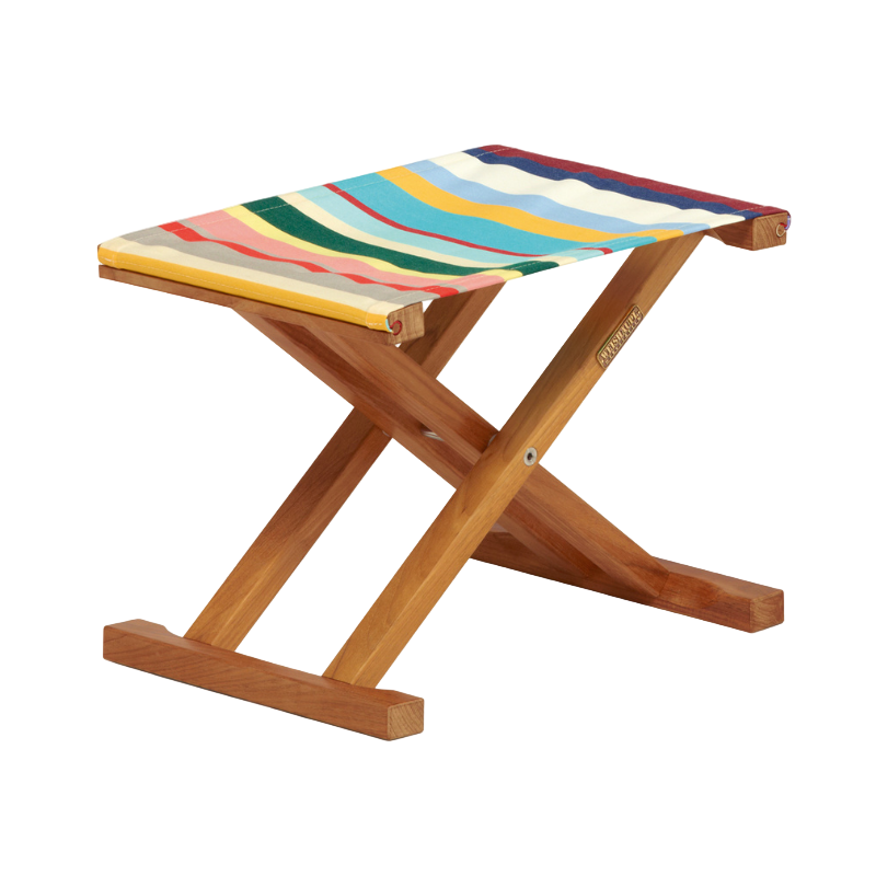 Hocker "Cabin" aus Teak-Holz