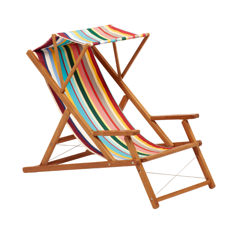 Liegestuhl "Cabin Delux" aus Teak-Holz