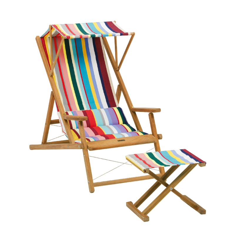 Hocker "Cabin" aus Teak-Holz