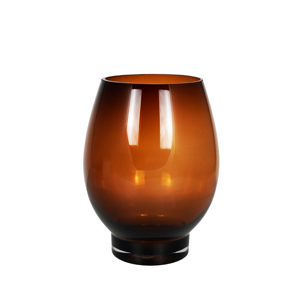 Windlicht "Sortino" aus Glas – Ø 23 × H 30 cm