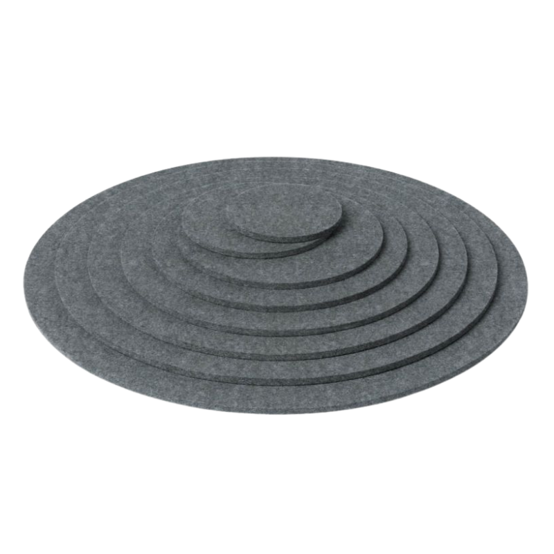 Wollfilz-Glasuntersetzer "Rund" 3mm - Ø10 cm