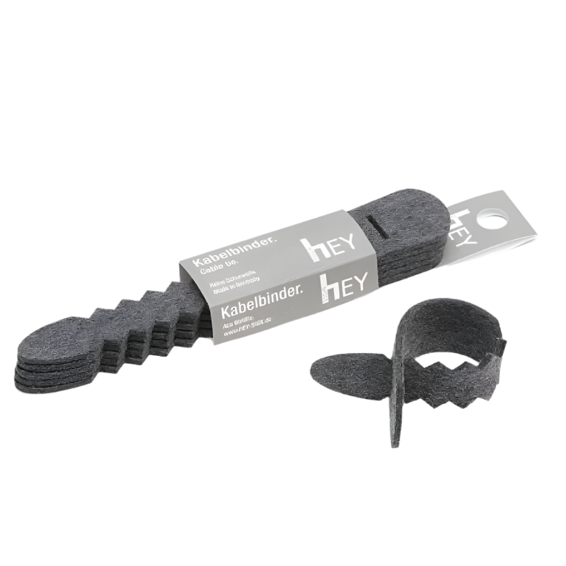 Wollfilz-Kabelbinder "6er Set"