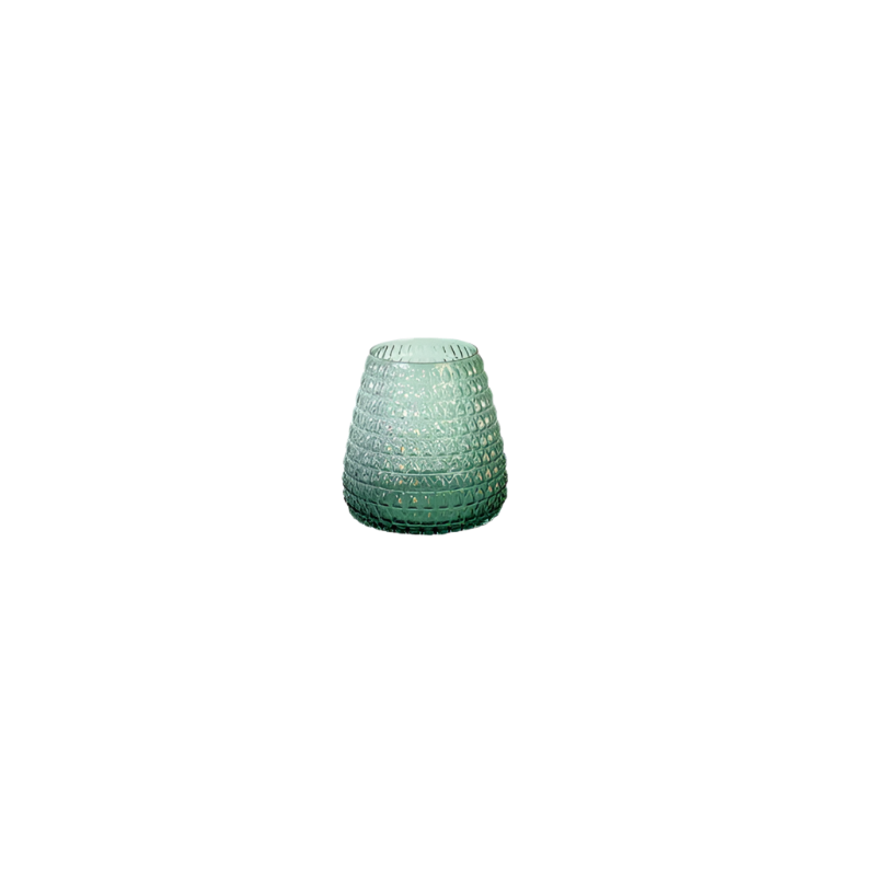 XLBOOM DIM Scale Vase / Windlicht - klein hellgrün