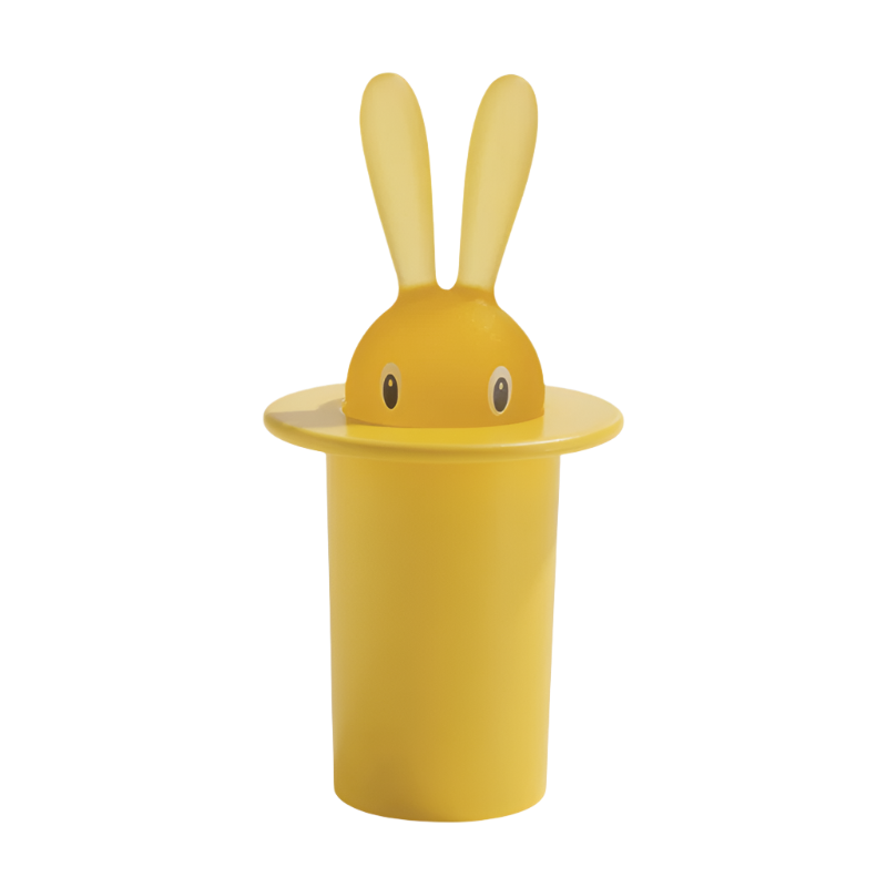 Zahnstocher Halter "Magic Bunny" - Gelb