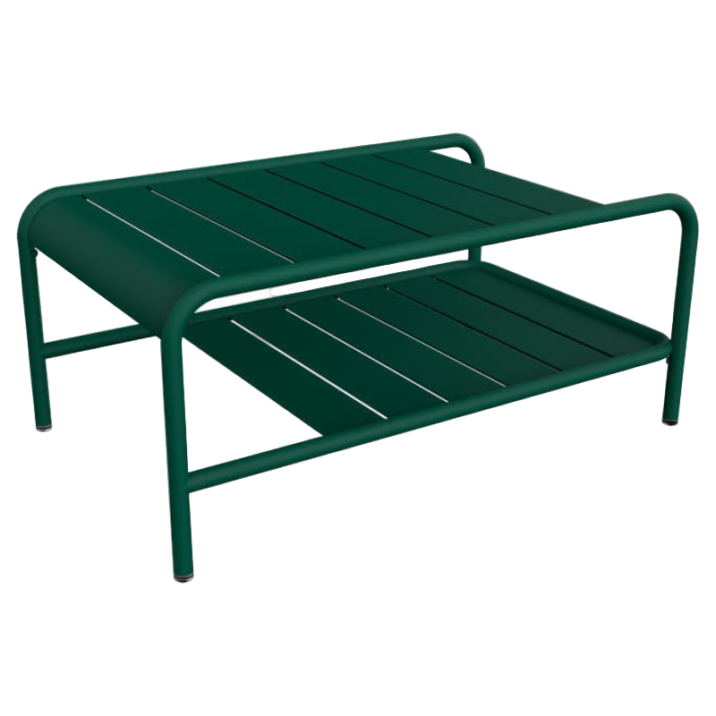 Luxembourg niedriger Tisch 90x55 Zederngrün