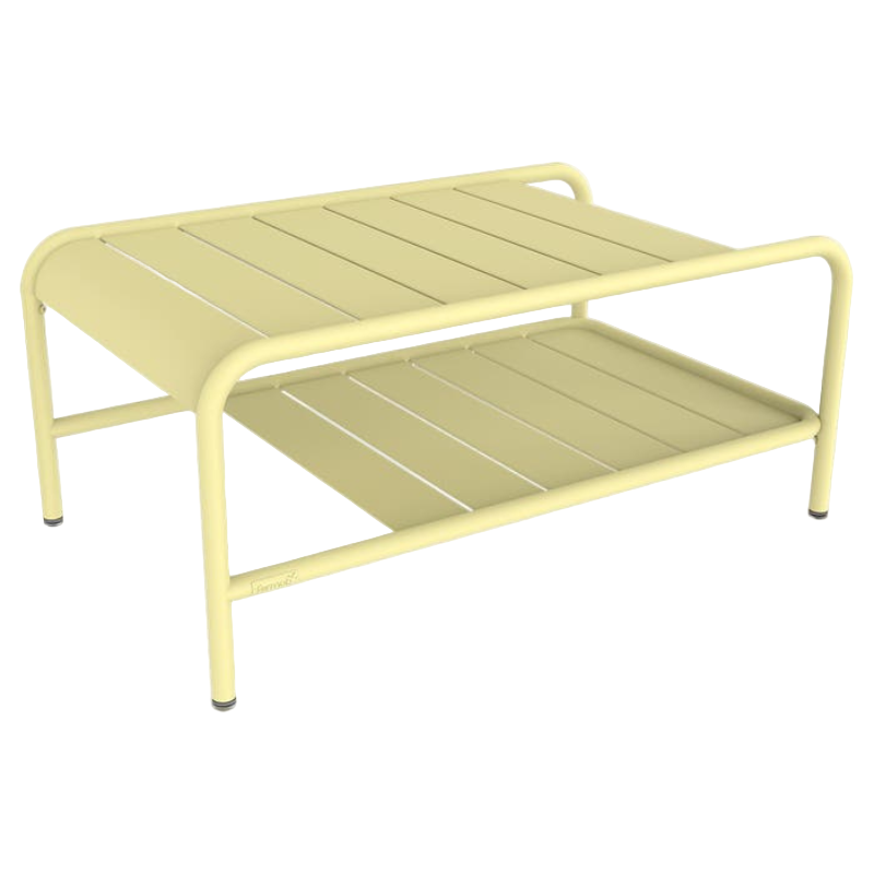 Luxembourg niedriger Tisch 90x55 Zitronensorbet