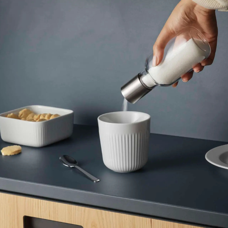 eva trio Zuckerspender Coffee & Tea, Detailansicht Dosierung