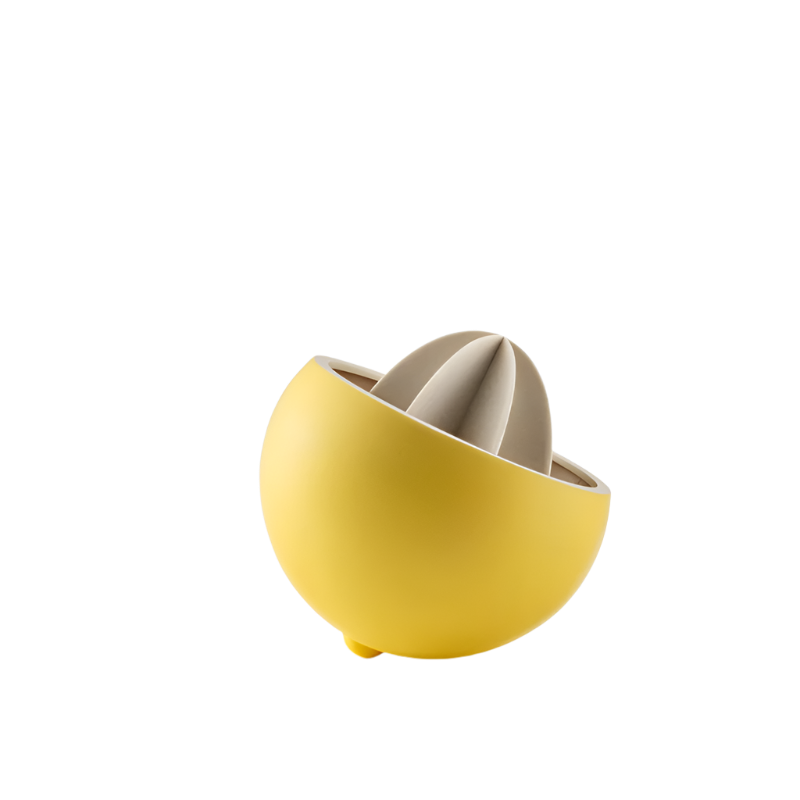 eva trio Zitruspresse Tools Design, gelb, aus Nylon und Silikon