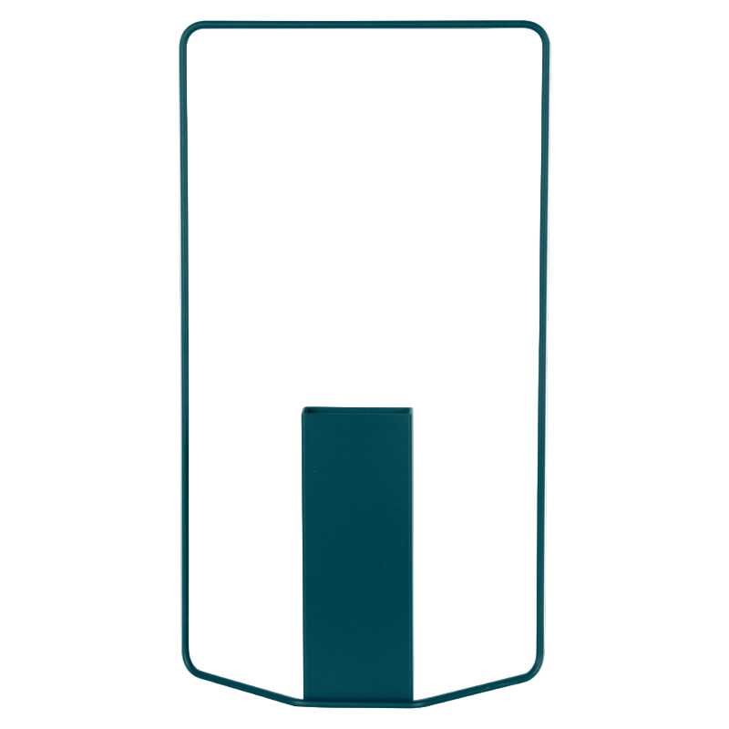 Rechteckige Vase "Itac" - Acapulcoblau