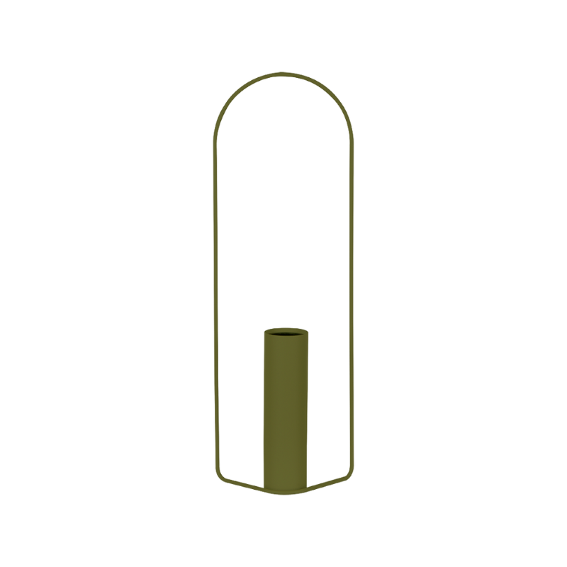 Zylindrische Vase "Itac" - Pesto