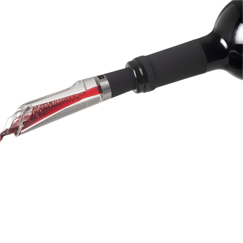 Weinbelüfter Ausgießer Airovin auf einer Rotweinflasche