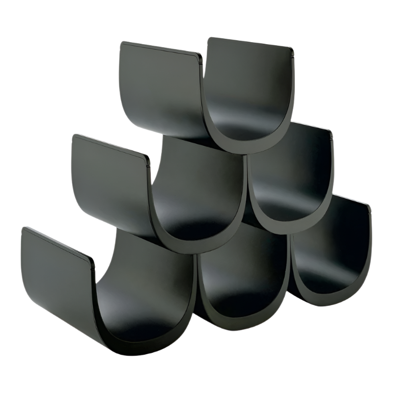 Alessi NOE Flaschenregal in schwarz