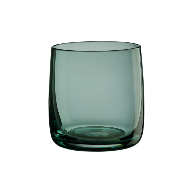 Trinkglas Sarabi mit elegantem Design, ideal für Wasser, Säfte oder Cocktails in der Farbe grün