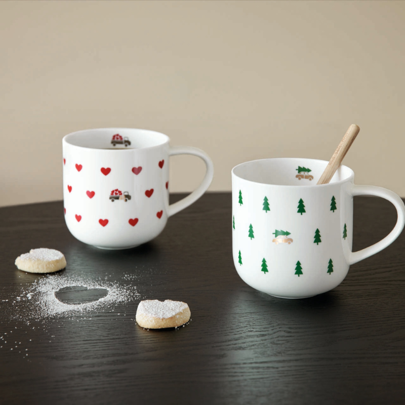 Asa Selection Henkelbecher mit winterlichem Motiv