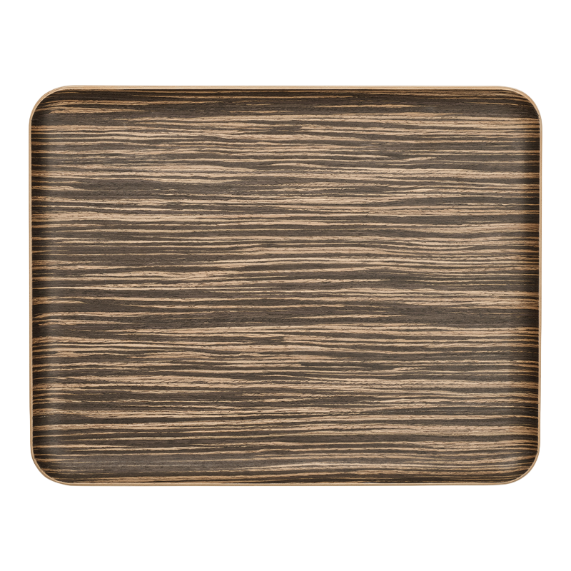Holztablett rechteckig "Wood ebony" - 36x28cm
