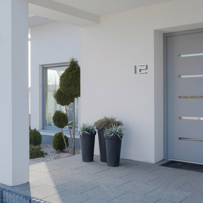 Cotto Wohnen Authentics Hausnummern Entrance