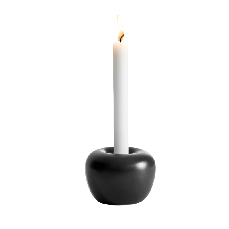 Cotto Wohnen BorninSwedenCandleholderAppleMblack