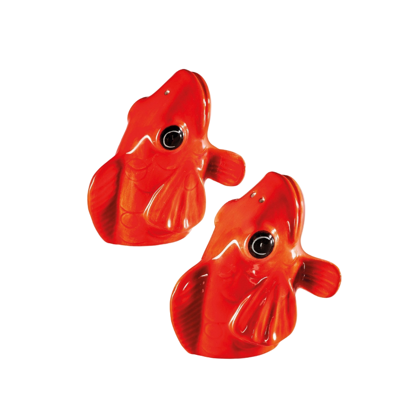 Cotto Wohnen Donkey Fishes for Dishes Salz- und Pfefferstreuer