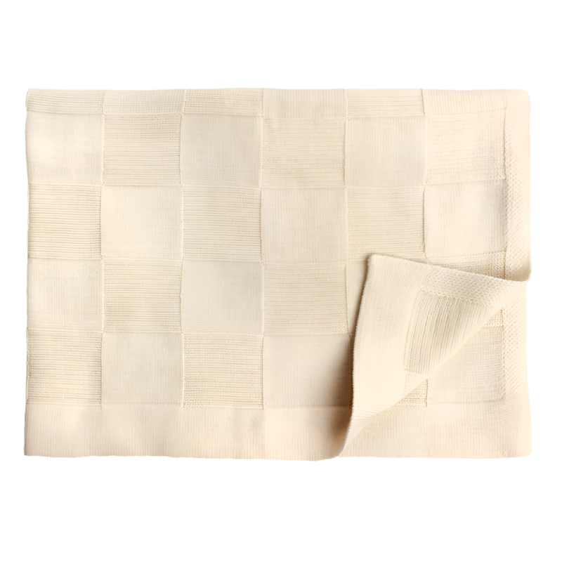 Cotto Wohnen Eagle Products Babydecke Moritz Wollweiß
