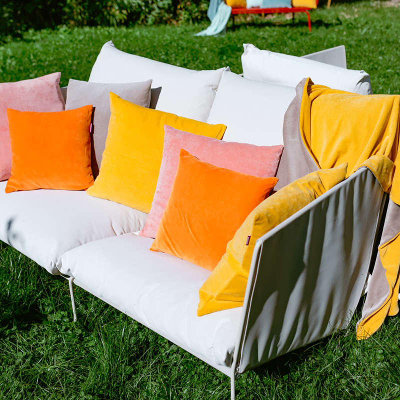 Cotto Wohnen Farbenfreunde Kissenhuelle Eckig