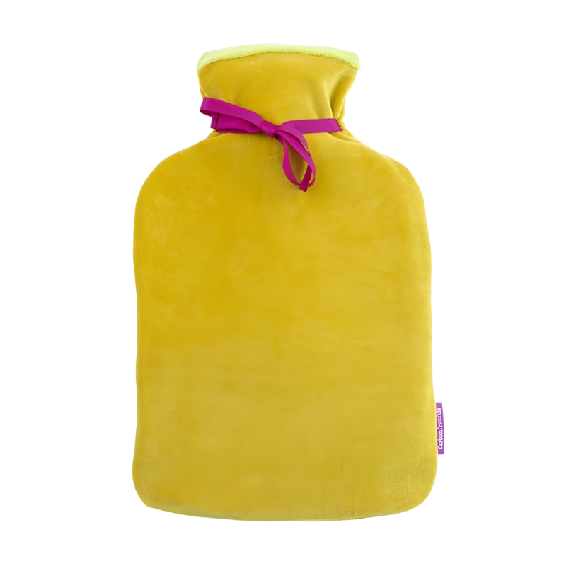 Farbenfreunde Twins Wärmflasche curry erbse