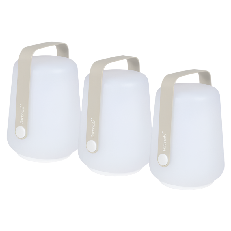 Cotto Wohnen Fermob Balad Lampe 3 er Set Lehmgrau