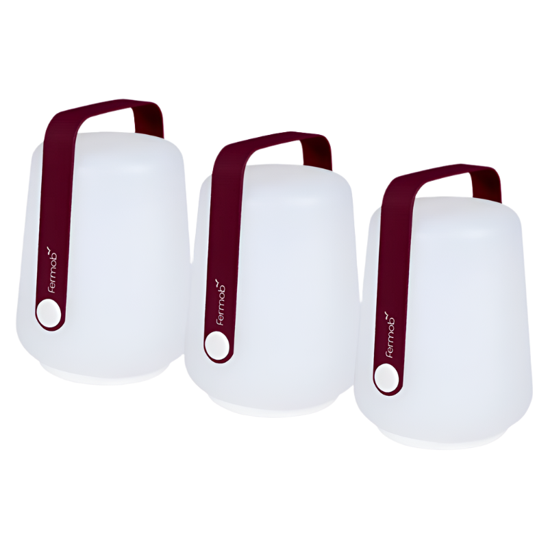 Cotto Wohnen Fermob Balad Lampe 3 er Set Schwarzkirsche