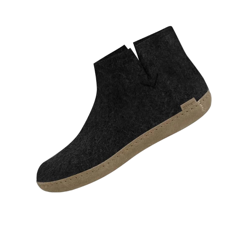 Glerup Boot Filzstiefel mit Ledersohle