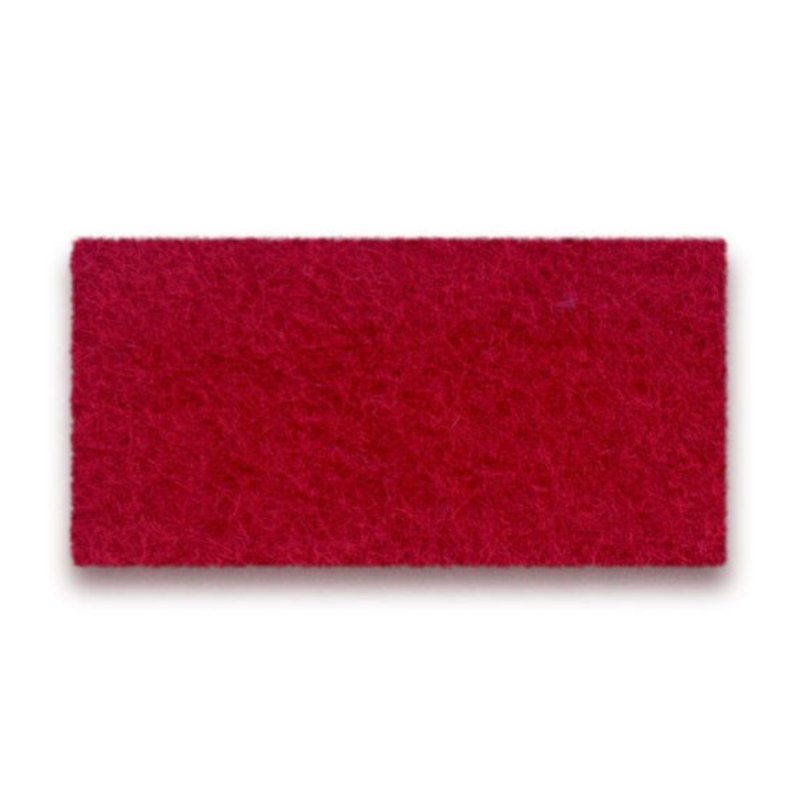 Hey SIGN Filz Sitzauflage auf Fermob Stuhl rot