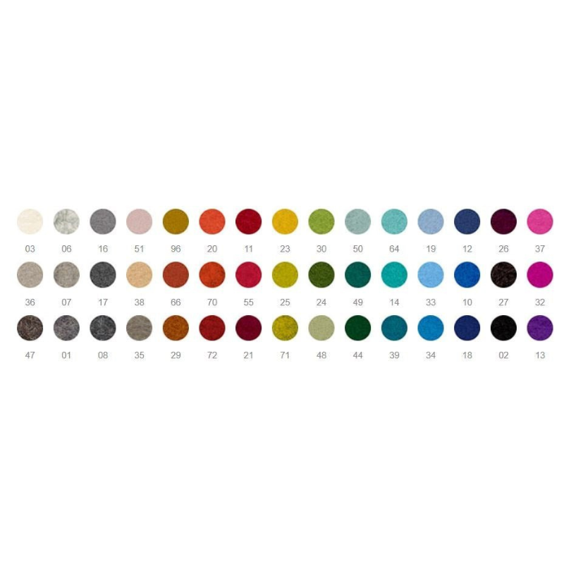 Hey SIGN Filz Sitzauflage auf Fermob Stuhl alle Farben