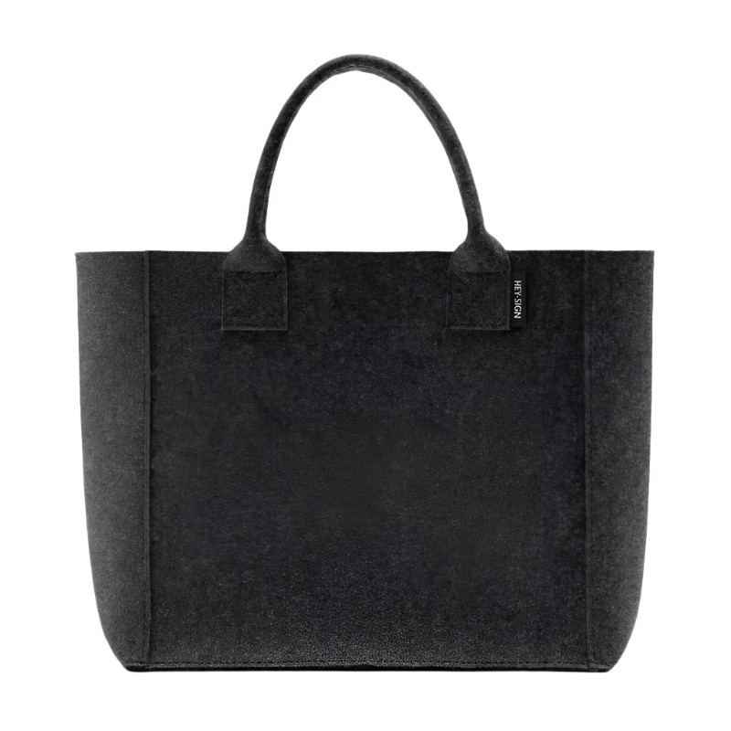 Cotto Wohnen Hey Sign Tasche Pure Graphit
