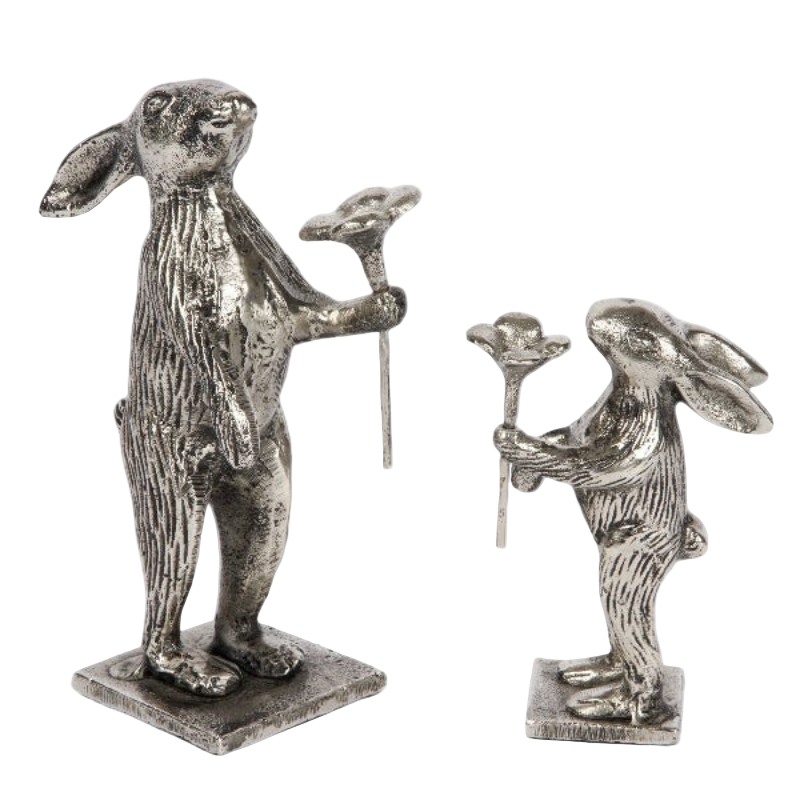 Lambert Belami Deko Hase mit Blume Gross und Klein