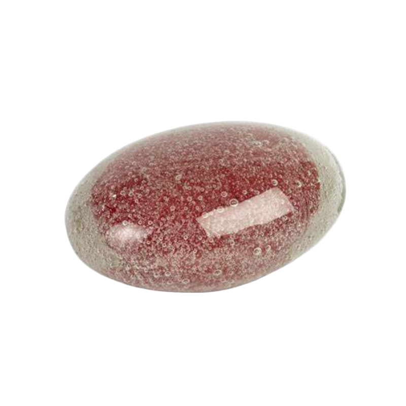 Lambert Briefbeschwerer Oval Himbeerrot