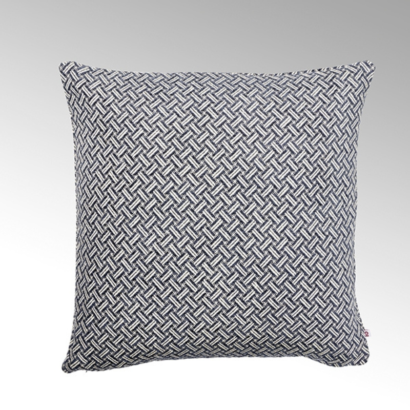 Cotto Wohnen Lambert Kissenhülle Marcato Jacquard Marine