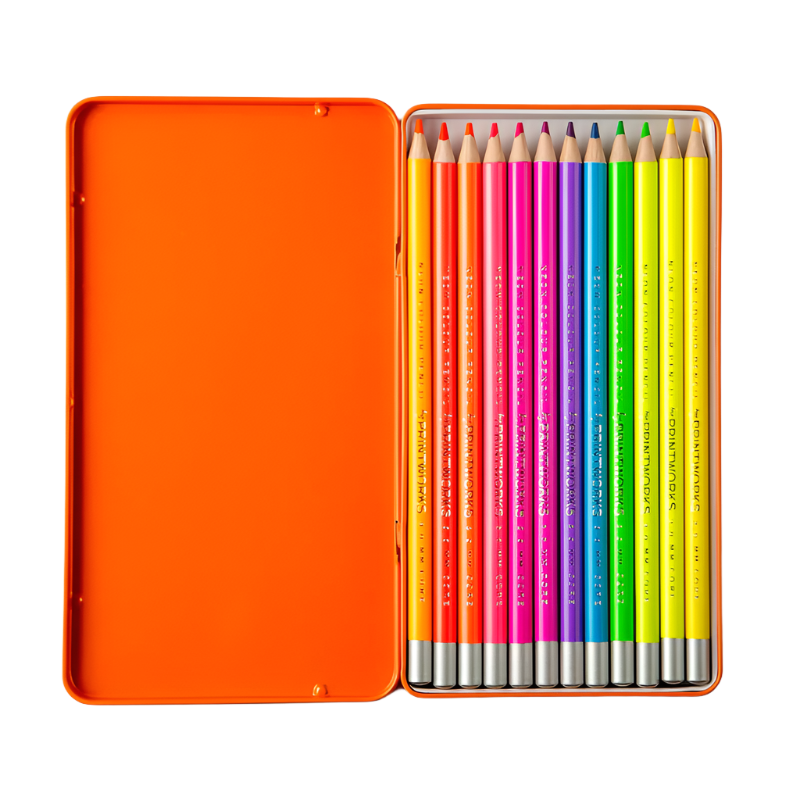Printworks Neonfarbstifte 12er Set, , neon, Dfp Design