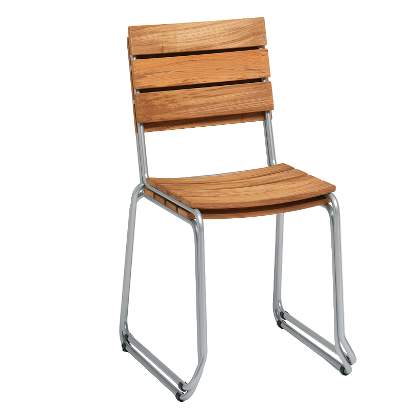 Stuhl "Balcony" mit Teak (2er Set)