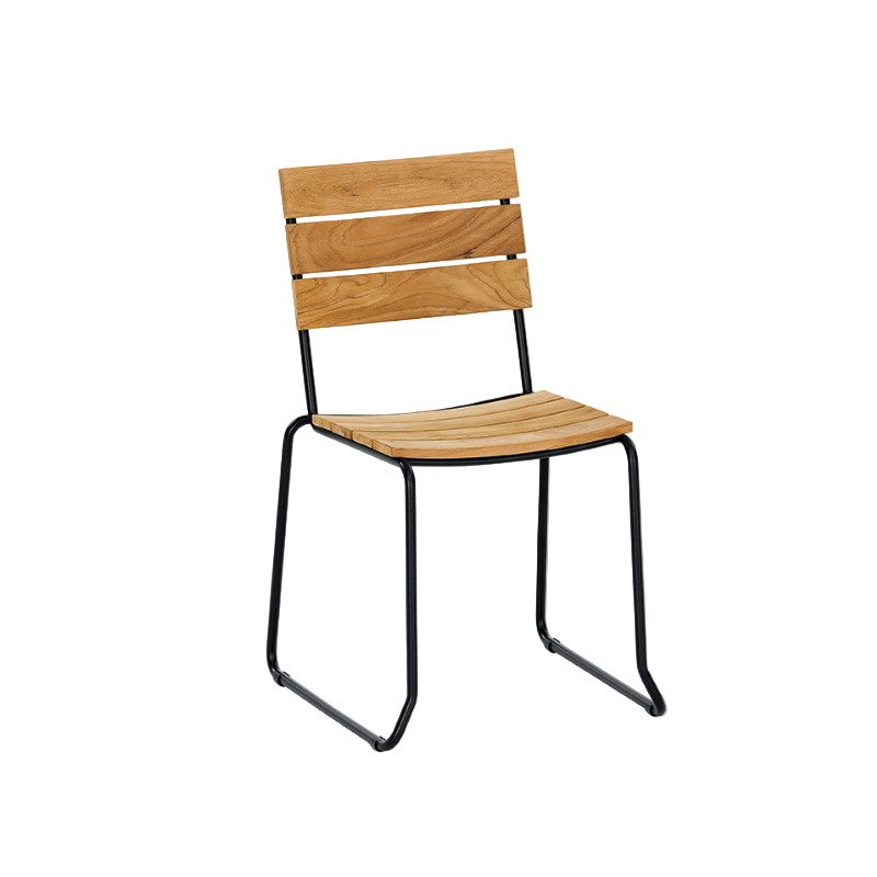 Stuhl "Balcony" mit Teak (2er Set)