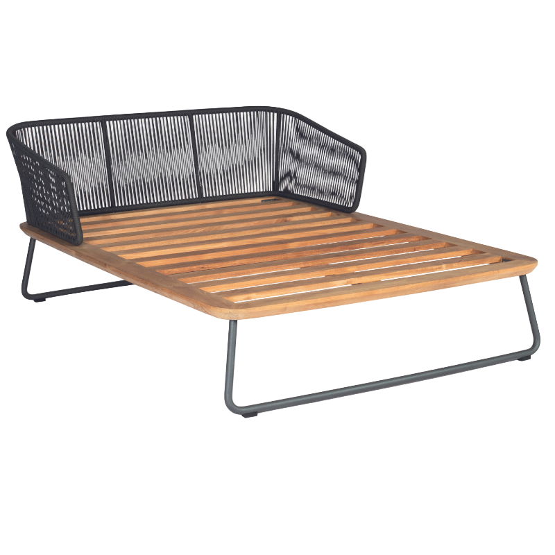 Daybed "Denia" mit Rücken & Sitzpolster