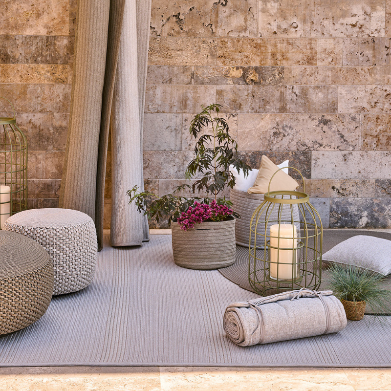 Outdoor Teppich 250x350cm - Sand