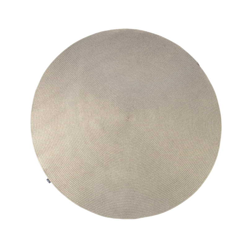 Outdoor Teppich ⌀200cm  - Taupe