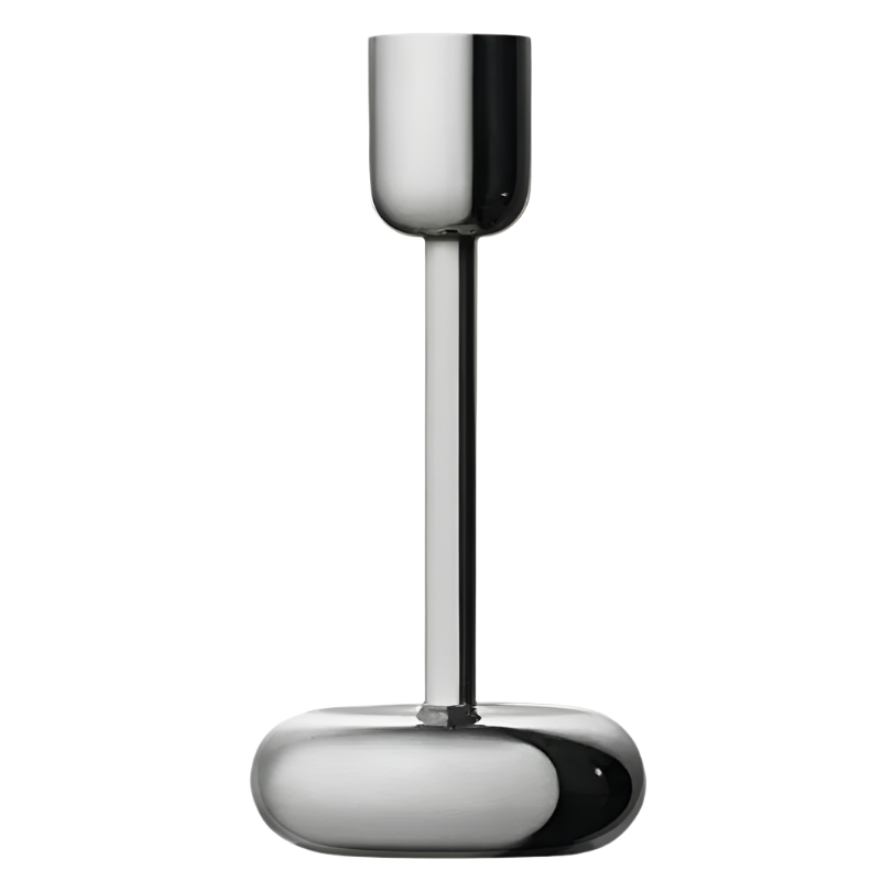Cotto Wohnen iittala Nappula Kerzenhalter Silber groß